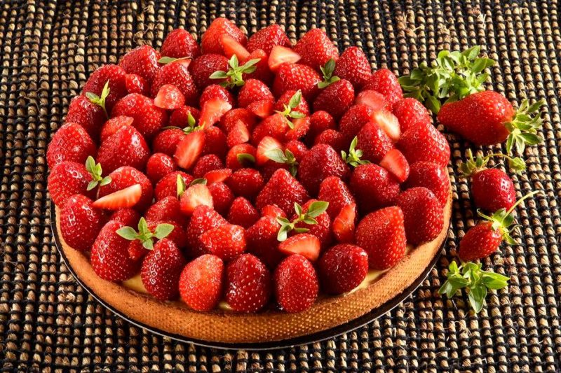 Tarte aux fraises-patisserie-islesurlasorgue
